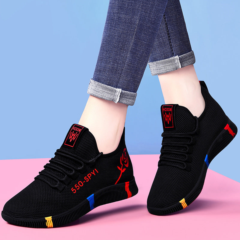 Net Red Light Casual Shoes Non-Slip Soft Sole Shoes